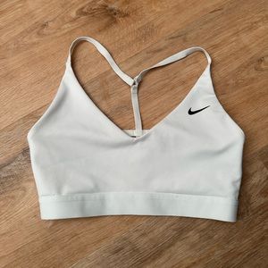Nike Small White Sports Bra